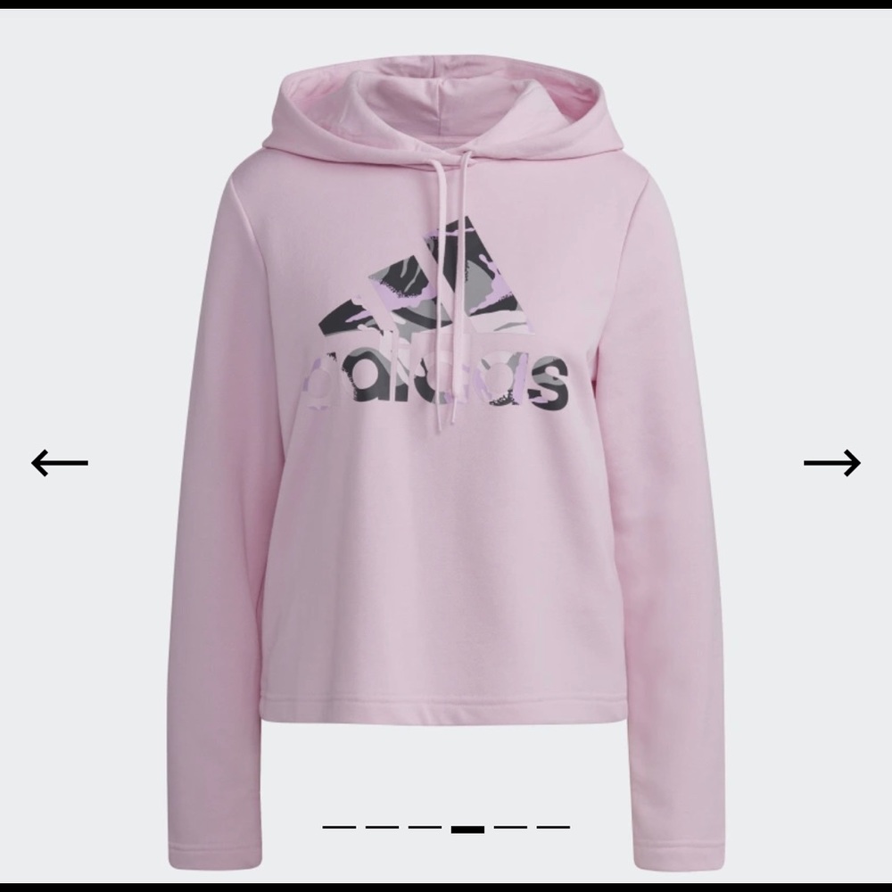 NWT Adidas Essentials Camo logo hoodie